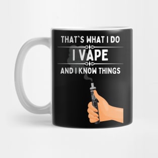 Funny Vaping Vape Skull Smoking Mug